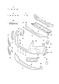 L8R0807065CGRU-Bumper cover l