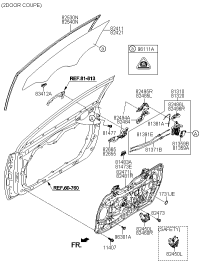826653X000-BASE ASSY-FR DR O/S HANDLE RH