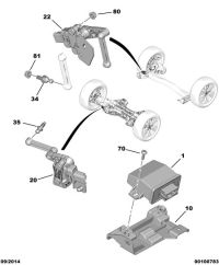 9817344880-Box, headlamp auto adjust control
