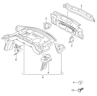 4G5813331-Reinforcement, front end plate