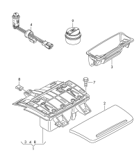 8J0857951A-Ashtray f