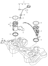 8J0919051E-Fuel delivery unit: