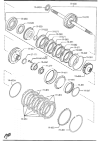 FN1119270D-Shaft assy-input