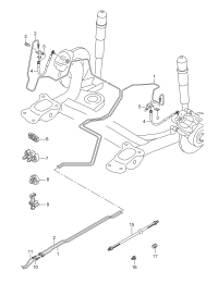 L5QD614742-Pipe, brake from attachment to hose