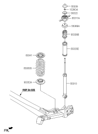 55307S4000-SHOCK ABSORBER ASSY-REAR