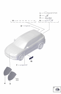 9Y0853675J-Typemember silver rr. hatch cover