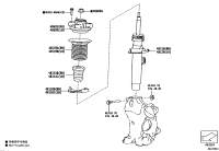48520WAA04-Shock absorber assy-fr lh
