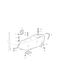 L55G941081B-LED HEADLIGHT/718 BOXTER