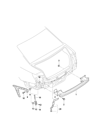 L8WD807453-PORSCHE CAYENNE GUIDE LTRL RH