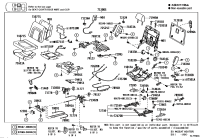 7266060170-LOCK ASSY, REAR SEAT, LH