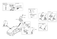 819703XD00-KEY SUB SET-DOOR,LH