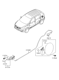 695103W000-DOOR-FUEL FILLER