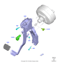3M5Z2L523AA-Pin & bush assy