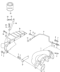 06B253031K-MANIFOLD ASSY-EXH.,*