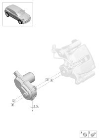 PAB998281-Caliper servo kit