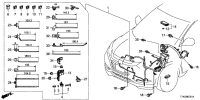 32120T7JH90-Wire, l. cabin