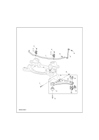 C00063603-Bracket, front suspension stabilizer clamp