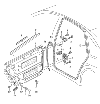 4B0833051-Door assy-rr, lh