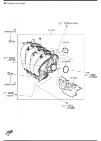 P5B413100-MANIFOLD INTAKE