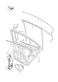 3G9839462B-Window regulator without m