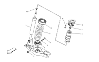 670105403-Damper assy, rr