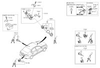 819050Q520-KEY & CYLINDER SET-LOCK
