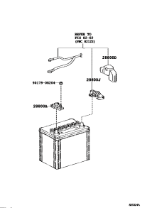 9098206013-Terminal, battery negative