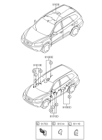 918002B140-WIRING ASSY-ROOF