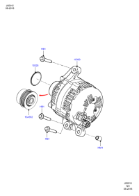 DG1T10300BF-ALTERNATOR, 12V 80A 4PK, TOYOTA
