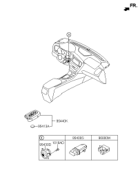 954302T950-SWITCH,KEY LESS-IG.SWITCH