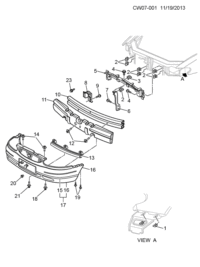 5475159-GARNISH FR BUMPER