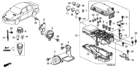38100SEPH01-HORN ASSY,LOW