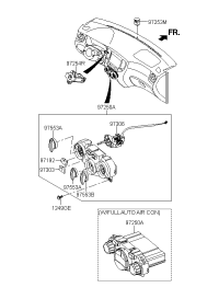 972501G450VA-CONTROL ASSY-HEATER