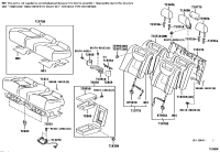 7269314050-HOOK, REAR SEAT CUSHION LOCK