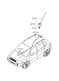 962502E500-ANTENNA ASSY-ROOF