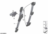 51337434789-WINDOW LIFTERW/OMOTOR FRTLH X5