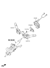 934902T210-CONTACT ASSY-CLOCK SPRING