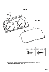 838000EA92-METER ASSY, COMBINATION