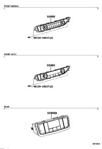 559000E520-CONTROL ASSY, AIR CONDITIONER