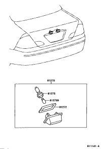 81270AC020-LAMP ASSY, LICENSE PLATE