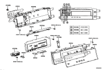 8325307031-GLASS, CENTER DISPLAY