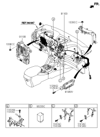 911502W050-WIRING ASSY-MAIN