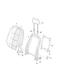 5ND881776C-Back cushion