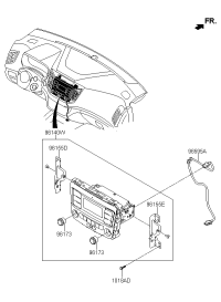 96150C9600UAY-AUDIO ASSY