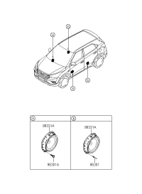 96330C9500-Speaker assy., door