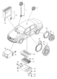 3C8035453-Speaker sub-assy