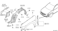 631009W135-FENDER-FRONT RH