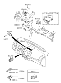 954901M000WK-HOLDER ASSY-BUTTON START