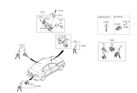 81905T9502-KEY & CYLINDER SET-LOCK