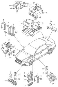 4G0937503-Holder, relay